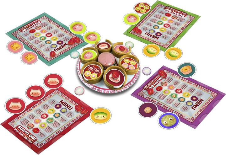 Produktbild White Goblin Sushi Go! Dreh die Dim Sum-Richtung – Brettspiel für 2 bis 6 Spieler (2 - 6 Spieler)