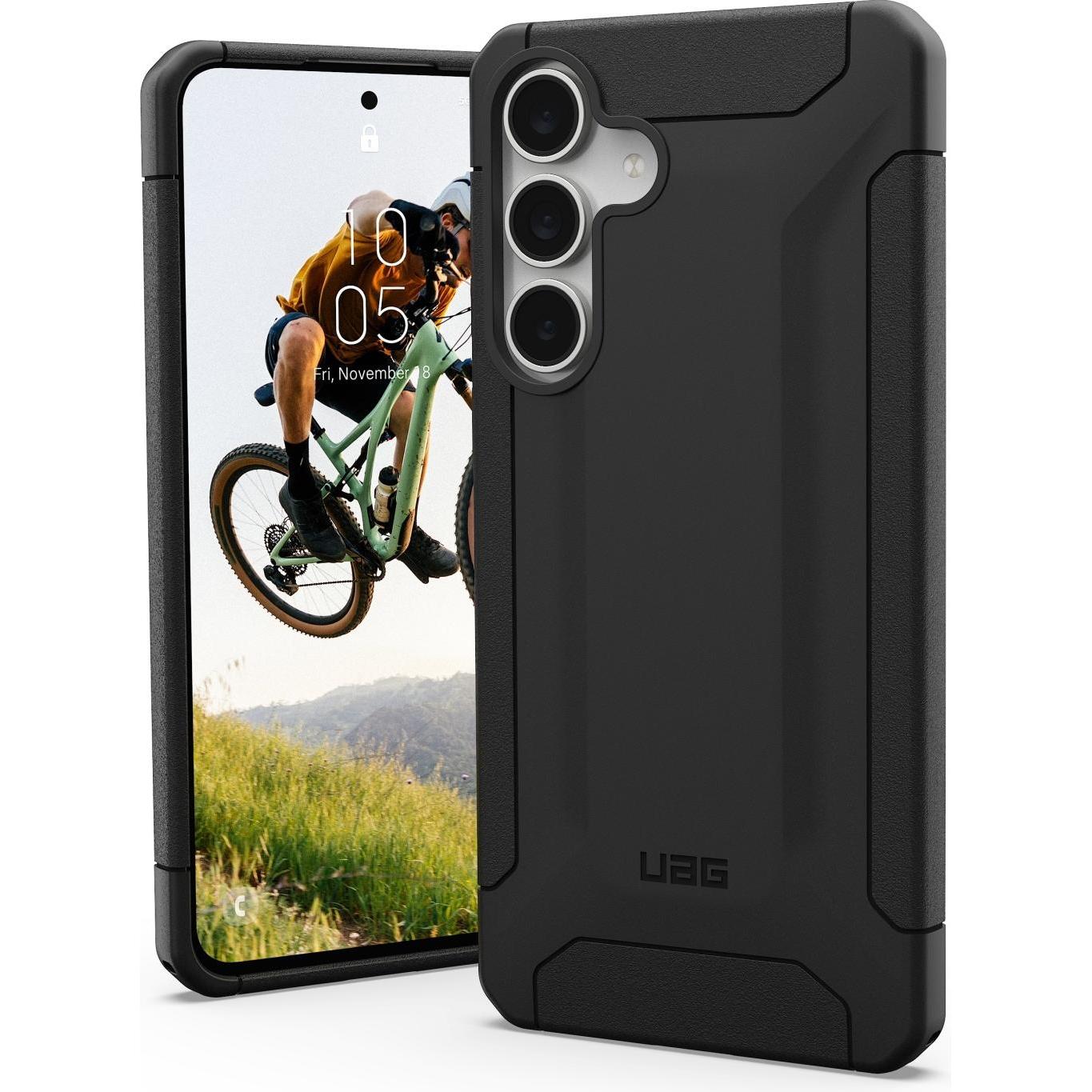 UAG Custodia Urban Armor Gear Scout Samsung Galaxy S25 FE nero (214508114040) (Samsung Galaxy S25 FE), Cover smartphone, Nero