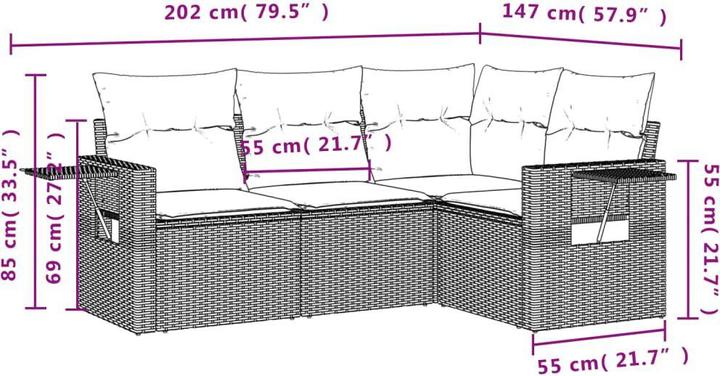 Produktbild vidaXL Kash