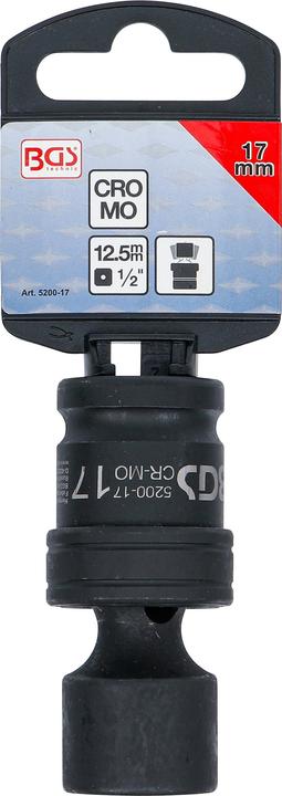 Actual product image BGS Impact Ball Joint Socket 12.5 mm (1/2") Drive 17 mm (17 mm)