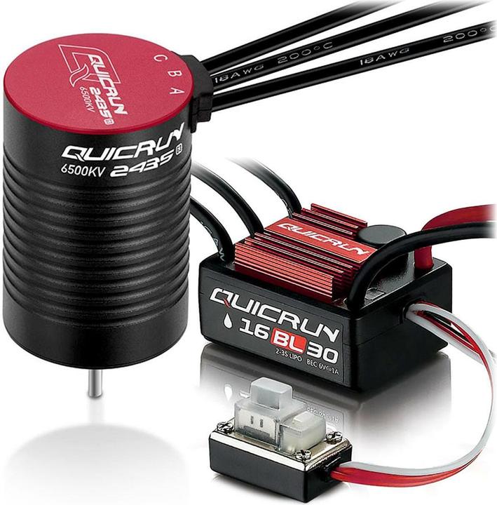 Produktbild Hobbywing Combo WP16BL30 mit 2435SL-6500KV-G3