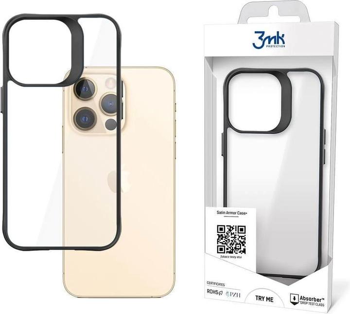 Image du produit 3MK SatinArmor + étui pour iPhone 13 Pro Max Classe militaire (Apple iPhone 13 Pro Max)