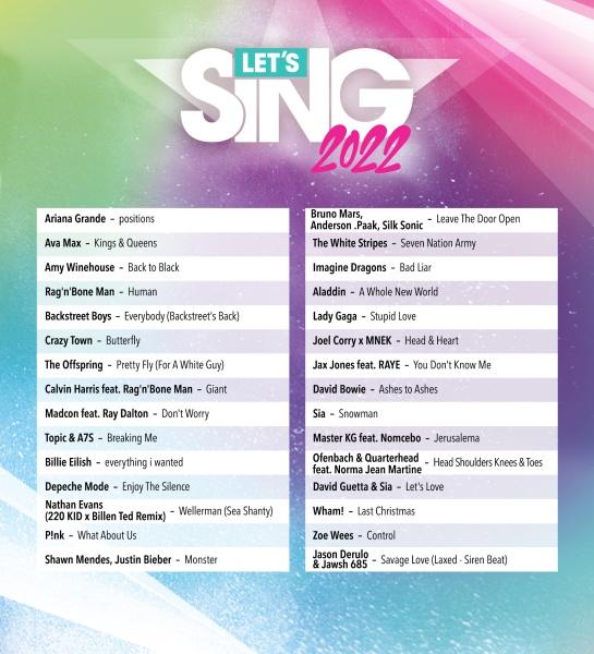 Image du produit Ravenscourt Let's Sing 2022 (+ 2 Mics) (PS5, Multilingue)