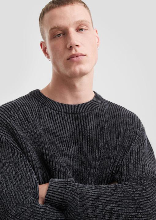 Produktbild s.Oliver Strickpullover Grobstrickpullover mit Wascheffekt (M)