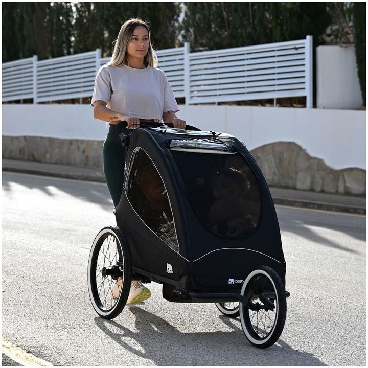 Produktbild Deryan 3in1 Fahrradanhänger für 2 Kinder