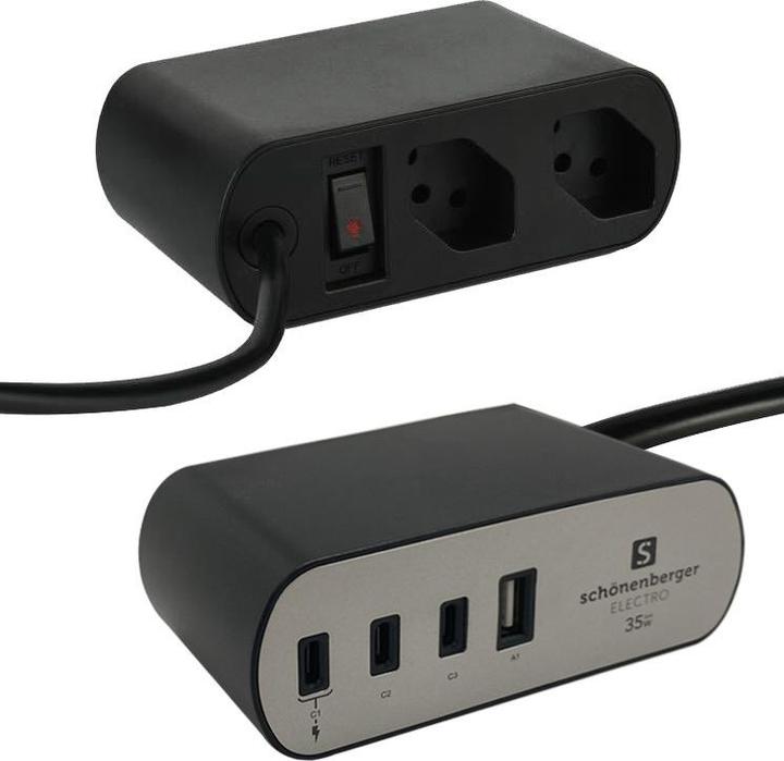 Schönenberger PowerHub (2 x, Typ 13, 2 m)