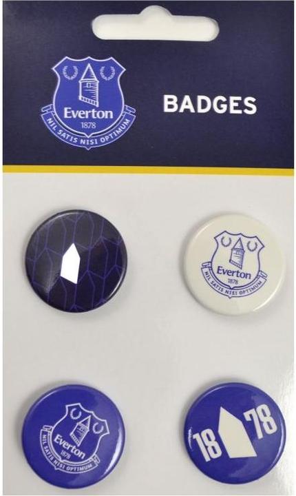 Actual product image Everton FC Button Badge (Pack of 4)