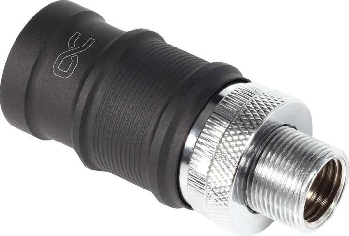 Actual product image Alphacool ANK ES quick release BLH1A PushIn Female IG with bulkhead fitting