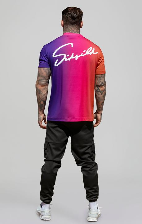 Produktbild Siksilk T-Shirt Script Fade T-Shirt in Pink, Purple (M)