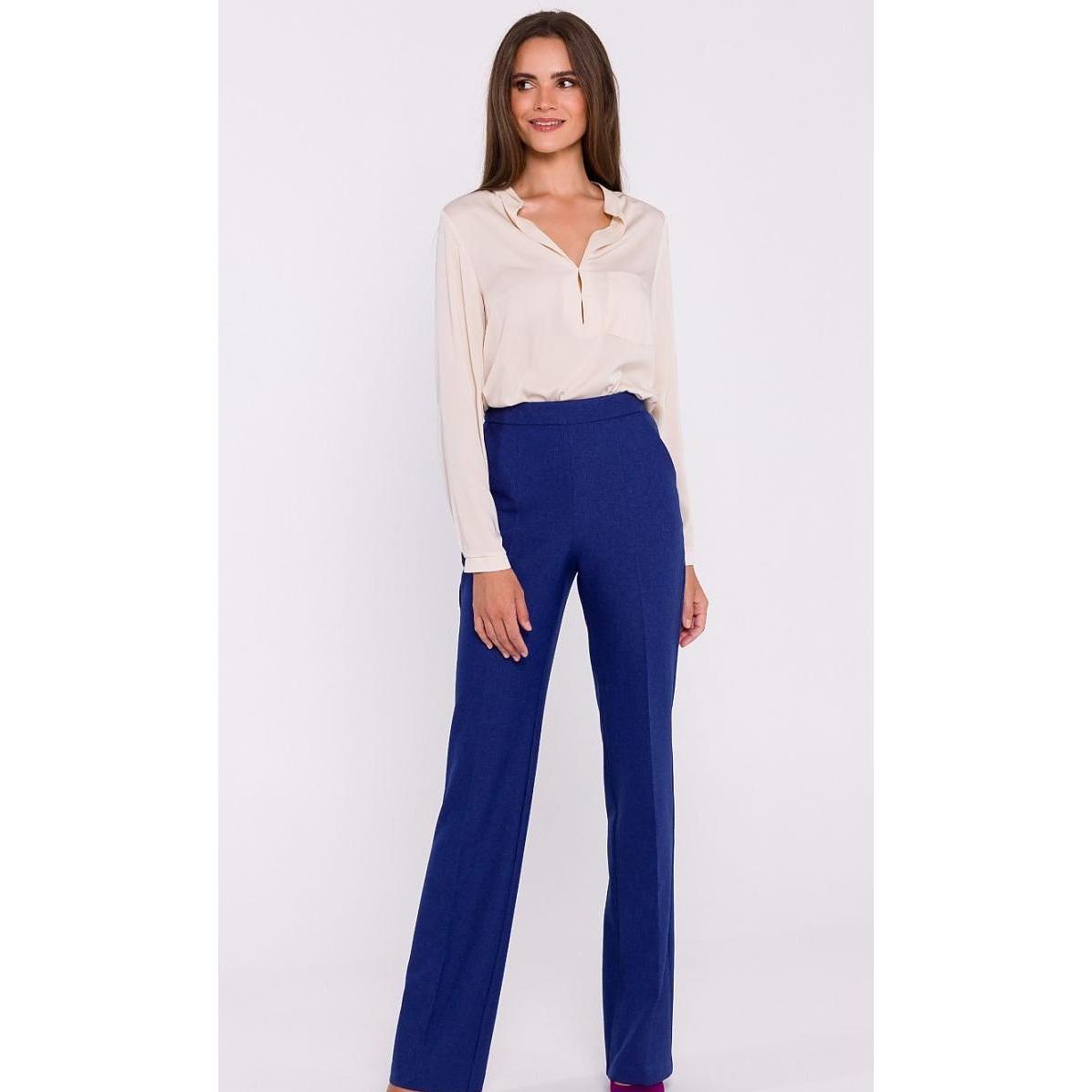 Stylove, Damen, Hosen, Damen Hose, Blau, (XXL)