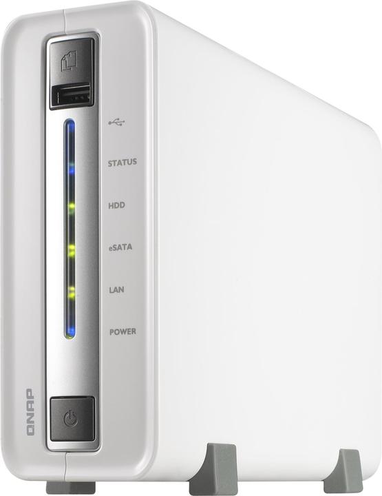 QNAP TS-110, NAS iSCSI per 1x SATA, Windows AD, NFS