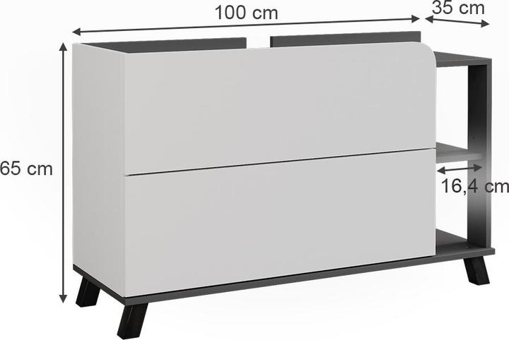 Actual product image Vicco Karen (100 x 35 x 65 cm)