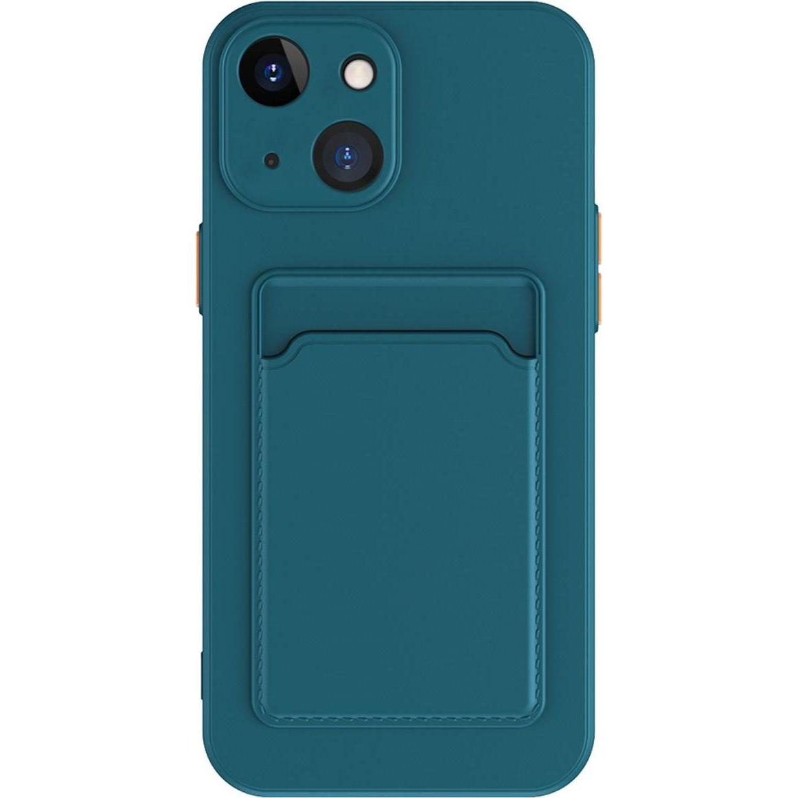 König Design Schutz Handy Hülle für Apple iPhone 15 Plus Case Back Cover Etuis Kartenfach Neu (Apple iPhone 15 Plus), Sm...