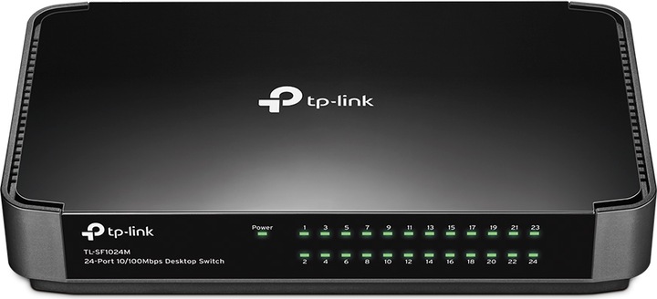 Produktbild TP-Link TL-SF1024 Nicht verwalteter Netzwerk-Switch Fast Ethernet (10/100) Schwarz (24 Ports)