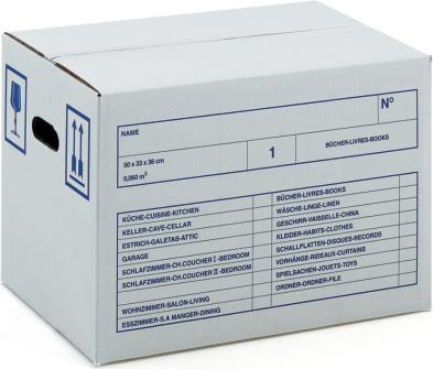Actual product image Antalis Moving box (set of 10) (50 x 33 x 36 cm, 60 l)