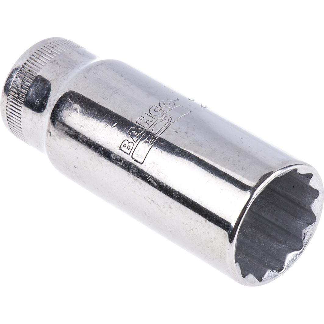 Bahco, Steckschlüssel + Stecknuss, 1/2" Steckschlüssel-Einsatz, lang, Zwölfkant, 24 mm (24 mm)