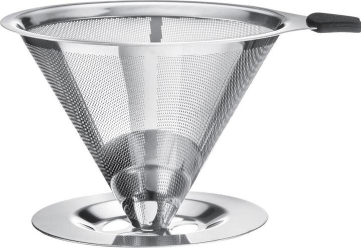 Westmark Permanente filter/druppelaar koffie, met bekerhouder, Brasilia, bovenste oppervlak 10 cm, 18/8