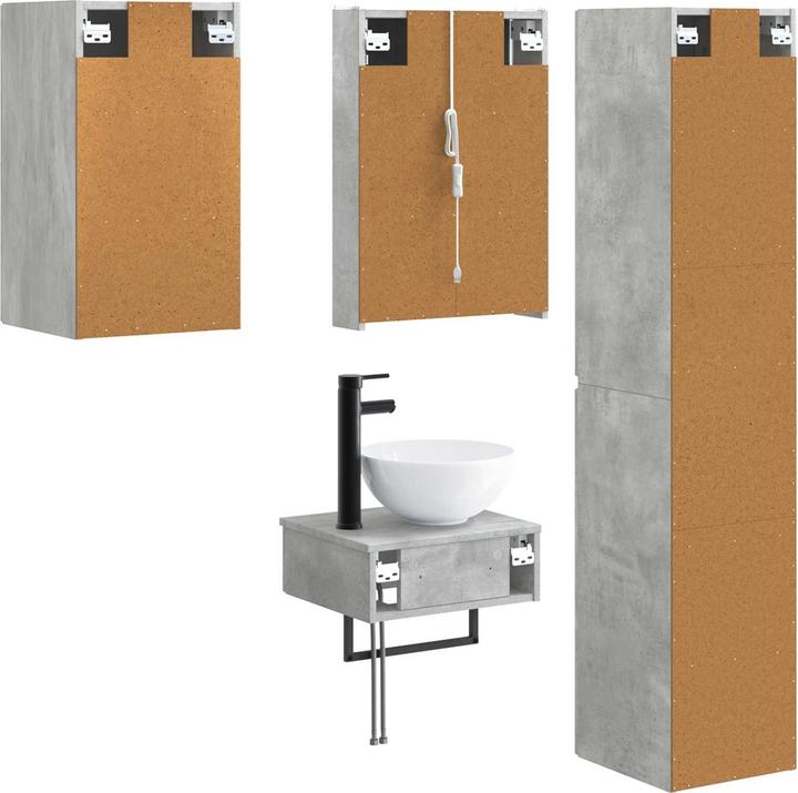 Produktbild vidaXL Badezimmerschrank-Set