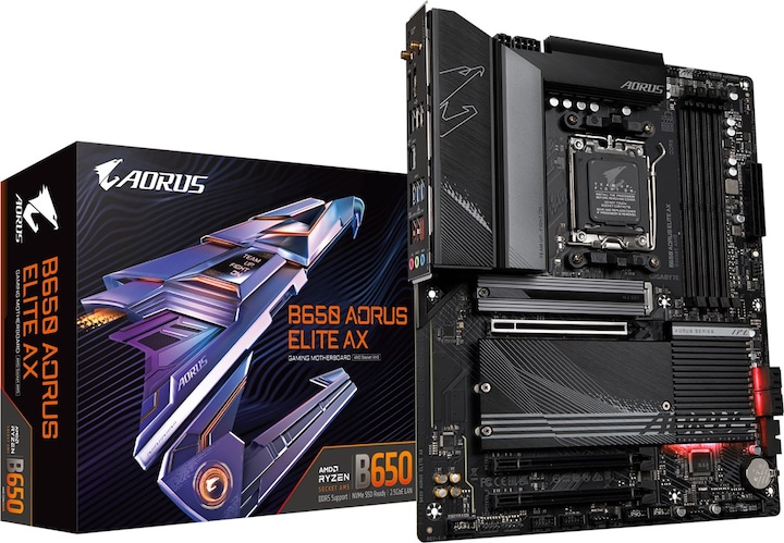 Actual product image Gigabyte B650 AORUS ELITE AX (AM5, AMD B650, ATX)