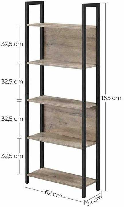 Immagine prodotto Vasagle Scaffale (24 x 62 x 165 cm)