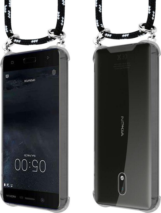 Produktbild Cadorabo TPU Handy Kette SILBER Cover
