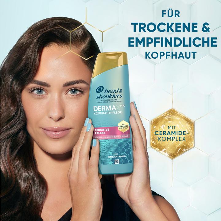 Produktbild Head & Shoulders Derma X Pro Shampoo Sensitive Pflege Shampoo (250 ml, Flüssiges Shampoo)