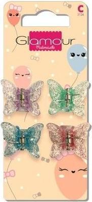 Glamour Pinces à cheveux Mademoiselle Frog (4 pcs)