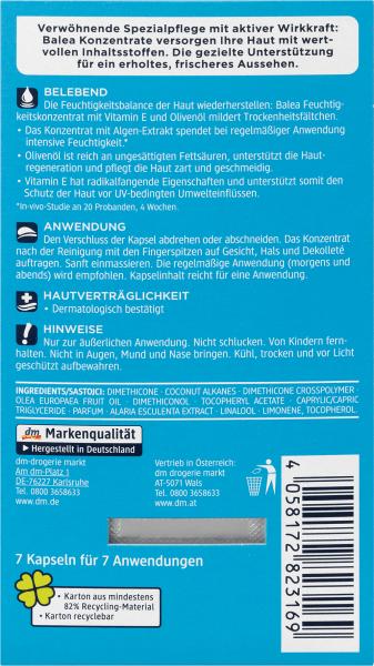 Actual product image dm Balea Concentrate Moisture