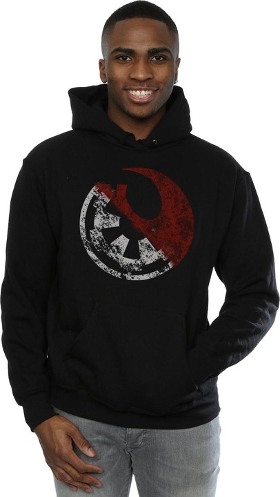 Immagine prodotto Star Wars Rogue One Rusty Emblems Felpa con Cappuccio Uomo (3XL)