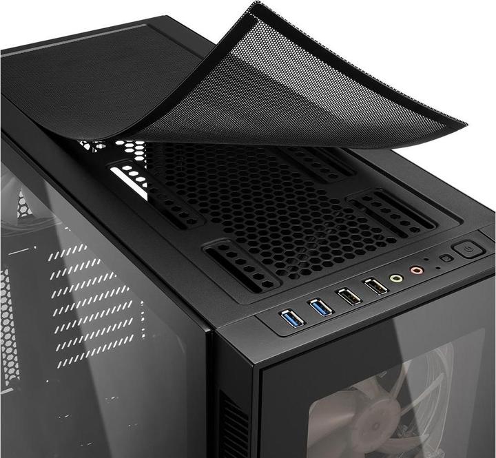 Actual product image Sharkoon TG5 Pro RGB (ATX, mATX, Mini-ITX)