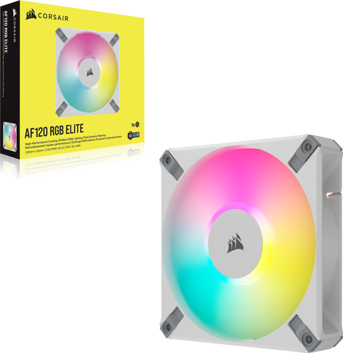 Actual product image Corsair AF120 RGB Elita (120 mm, 1 x)