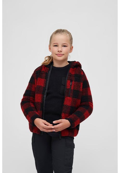 Immagine prodotto Brandit Bambini Teddy Fleece Jacket Hood - 16231 (122, 128)
