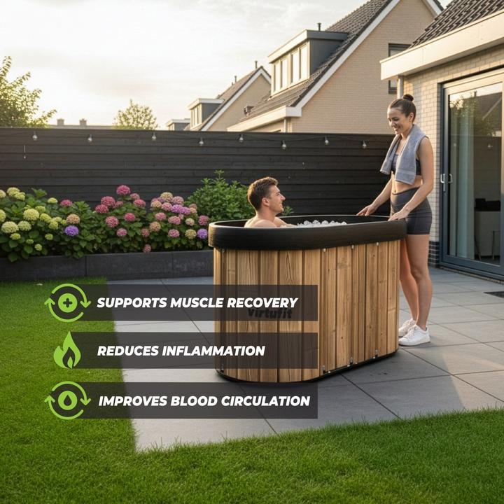 Actual product image Virtufit VirtuFit Oval Ice Bath (120 cm, 70 cm)