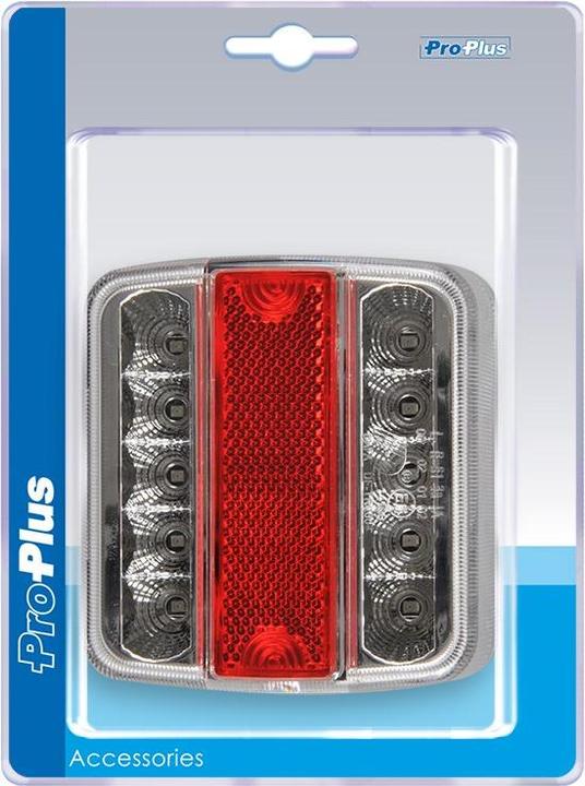 Actual product image ProPlus Taillight 4 functions 14LED in blister