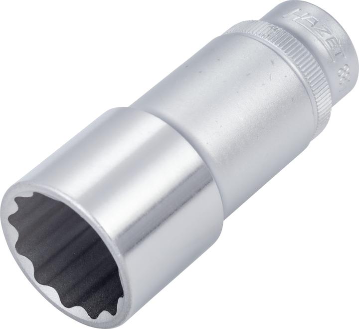 Actual product image HAZET Socket ∙ 12-point 880TZ-22 ∙ Square, hollow 10 mm (3/8 inch) ∙ Outside 12-point traction prof… (22 mm)