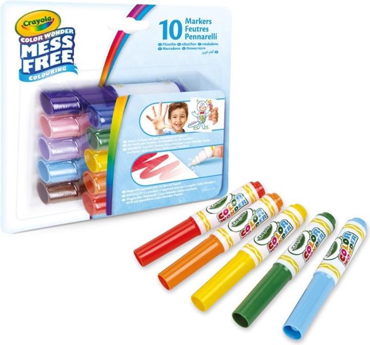 Crayola Color Wonder Classic Waschbare Filzstifte (10x)