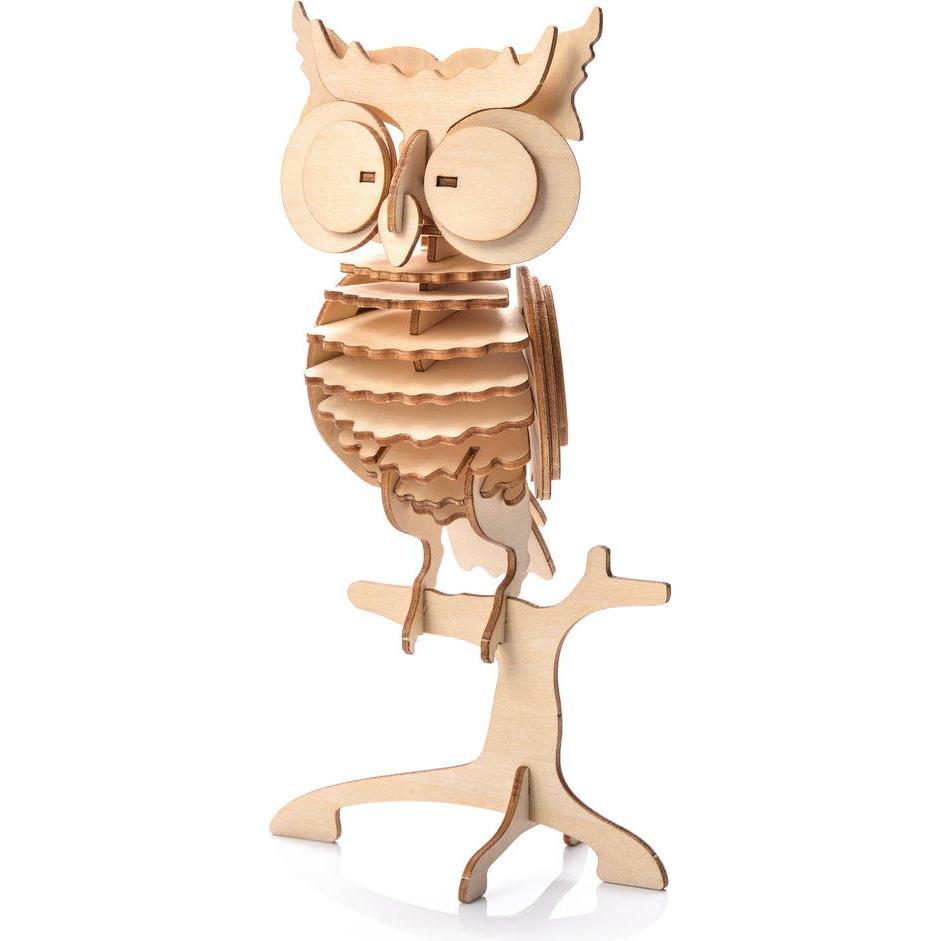 Little Story Holzpuzzle Model 3D - Eule