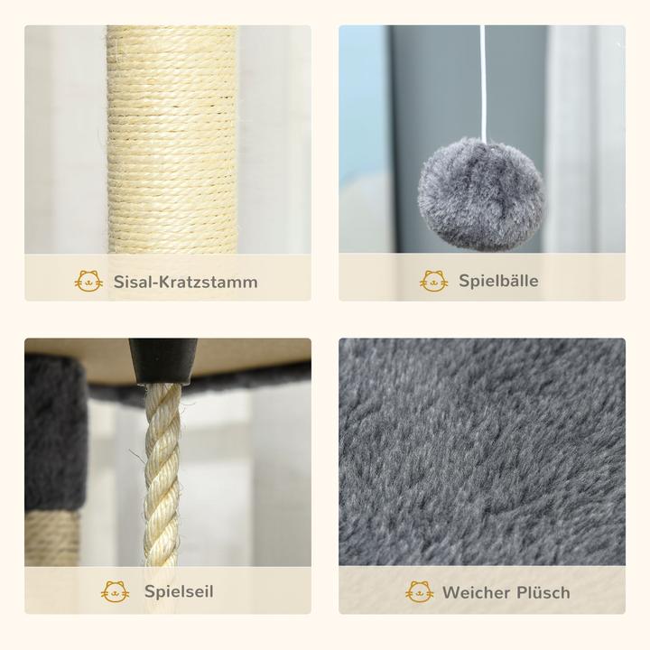 Actual product image Jamb Scratching post (200 cm, Light grey)