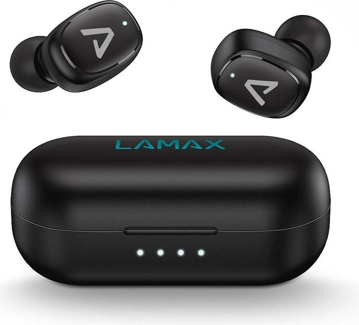 Lamax Dots3 Play Cuffie wireless In Ear Call/Music USB Type-C Bluetooth Nero (38 h, Senza fili)