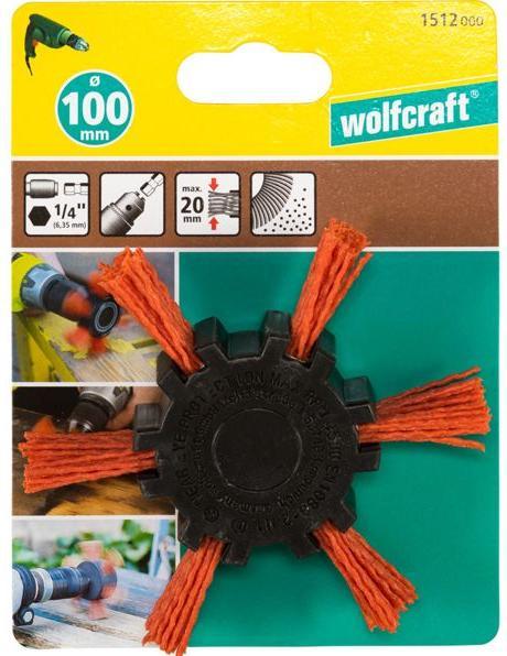 Produktbild wolfcraft 1 Nylondraht-Fächerb. S=6-kt. ø100x20mm