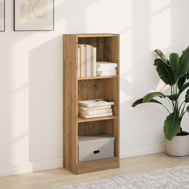 Produktbild vidaXL Bücherregal Bücherschrank Standregal Büroregal Wandregal Artisan-Eiche (40 x 24 x 109 cm)