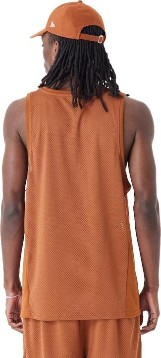 Immagine prodotto New Era Canotta in Poly Mesh - BRAND LOGO terra marrone - L (L)