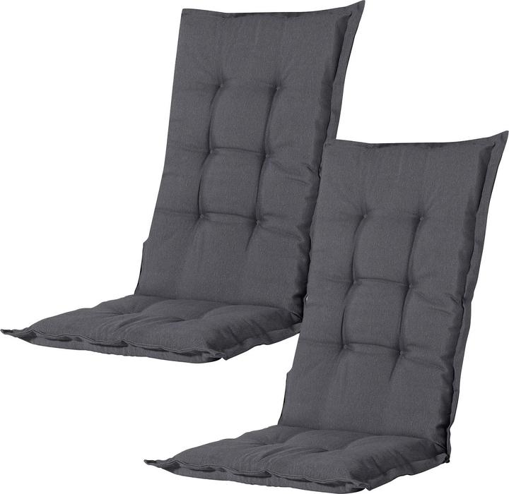 Casativo Komfortable Hochlehner-Auflage, 2er Set (123 x 50 cm)