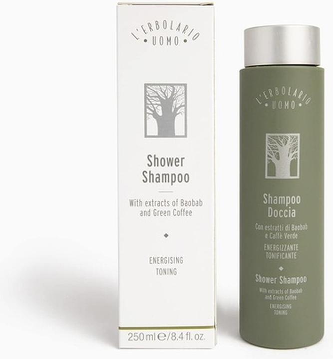 Actual product image L'erbolario Uomo Shampoo Doccia (250 ml, Liquid shampoo)
