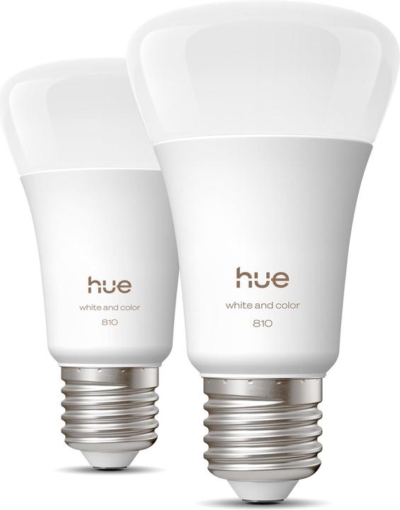 Actual product image Philips Hue Hue A60 (E27, 810 lm, 2x)