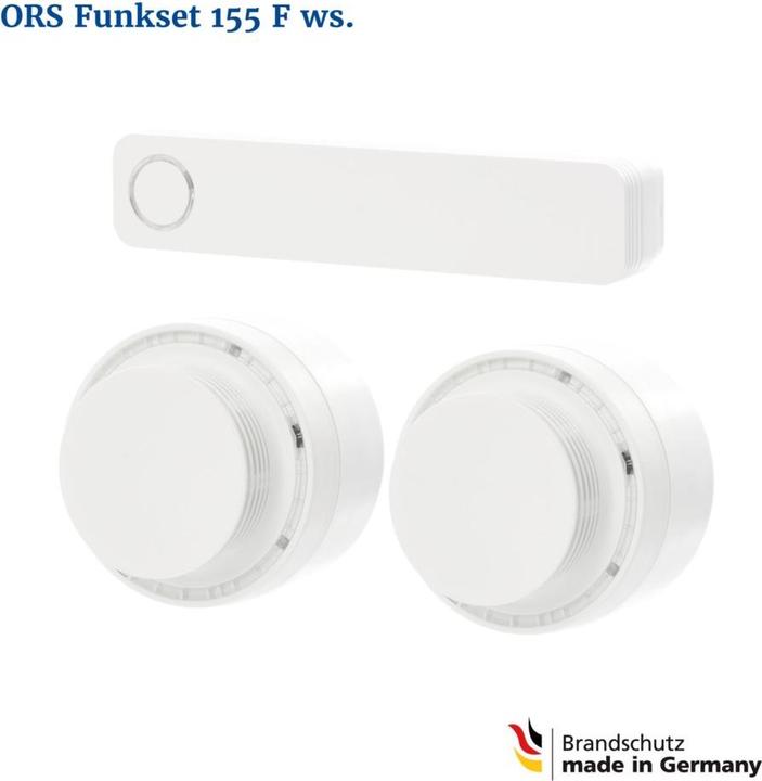 Actual product image Hekatron Smoke switch ORS radio set 155ws2xORS 155F 1x FM