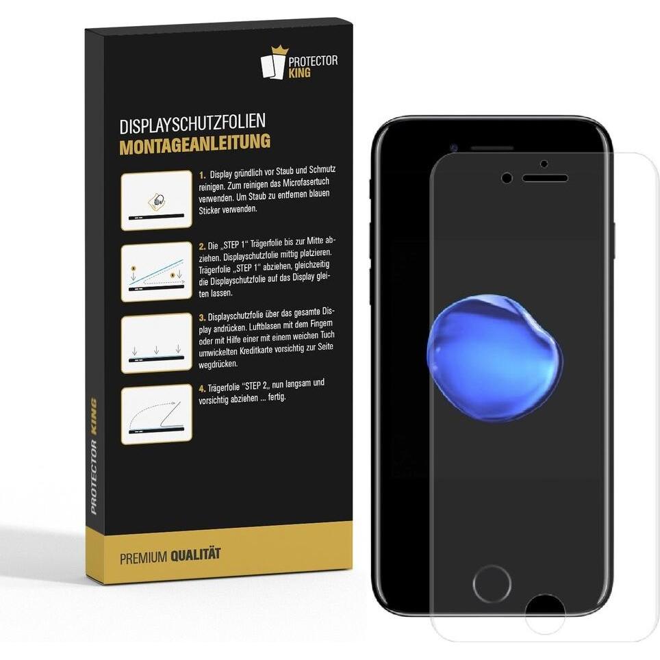 Thumbnail - Protectorking 6x Premium Displayschutzfolie 3D KLAR (6 Stück, Apple iPhone 7 Plus), Smartphone Schutzfolie