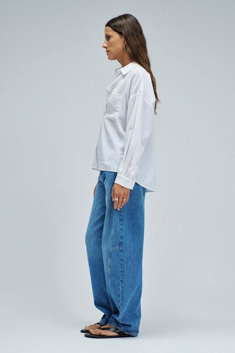 Produktbild Salsa Jeans Langarmbluse Oversize Basic (L)