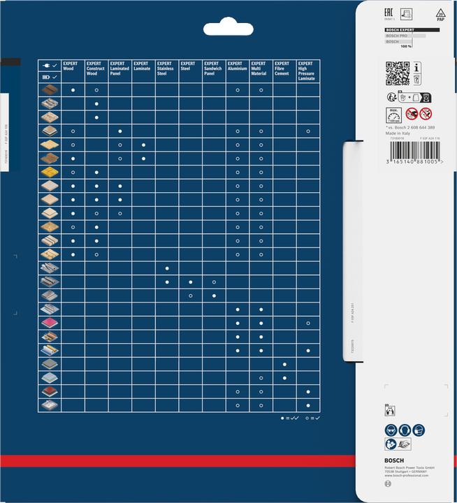 Actual product image Bosch Professional Zubehör Circular saw blade Expert for Fibre Cement, 254 x 30 x 2.4 mm, 6