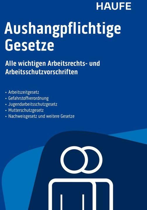 Aushangpflichtige Gesetze